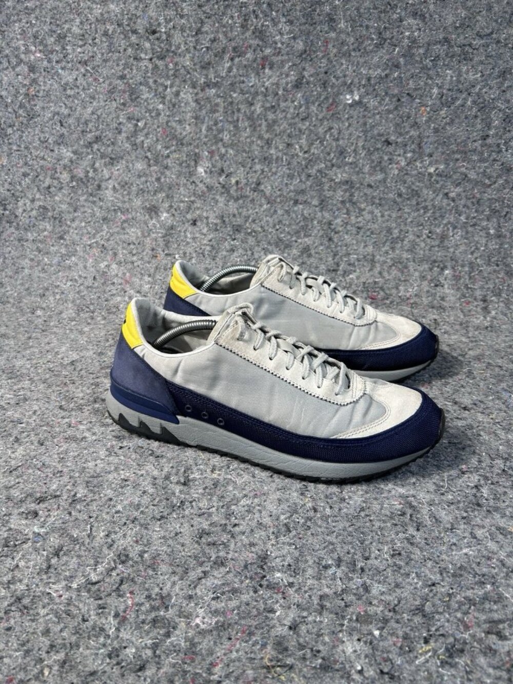 Onitsuka Tiger Hsinti Chunky Sneakers Grey Navy Yellow Men’s Size US 10 / EUR 44